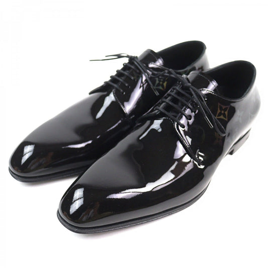 LOUIS VUITTON Leather shoes Patent leather Black type LV Vuitton Line 6