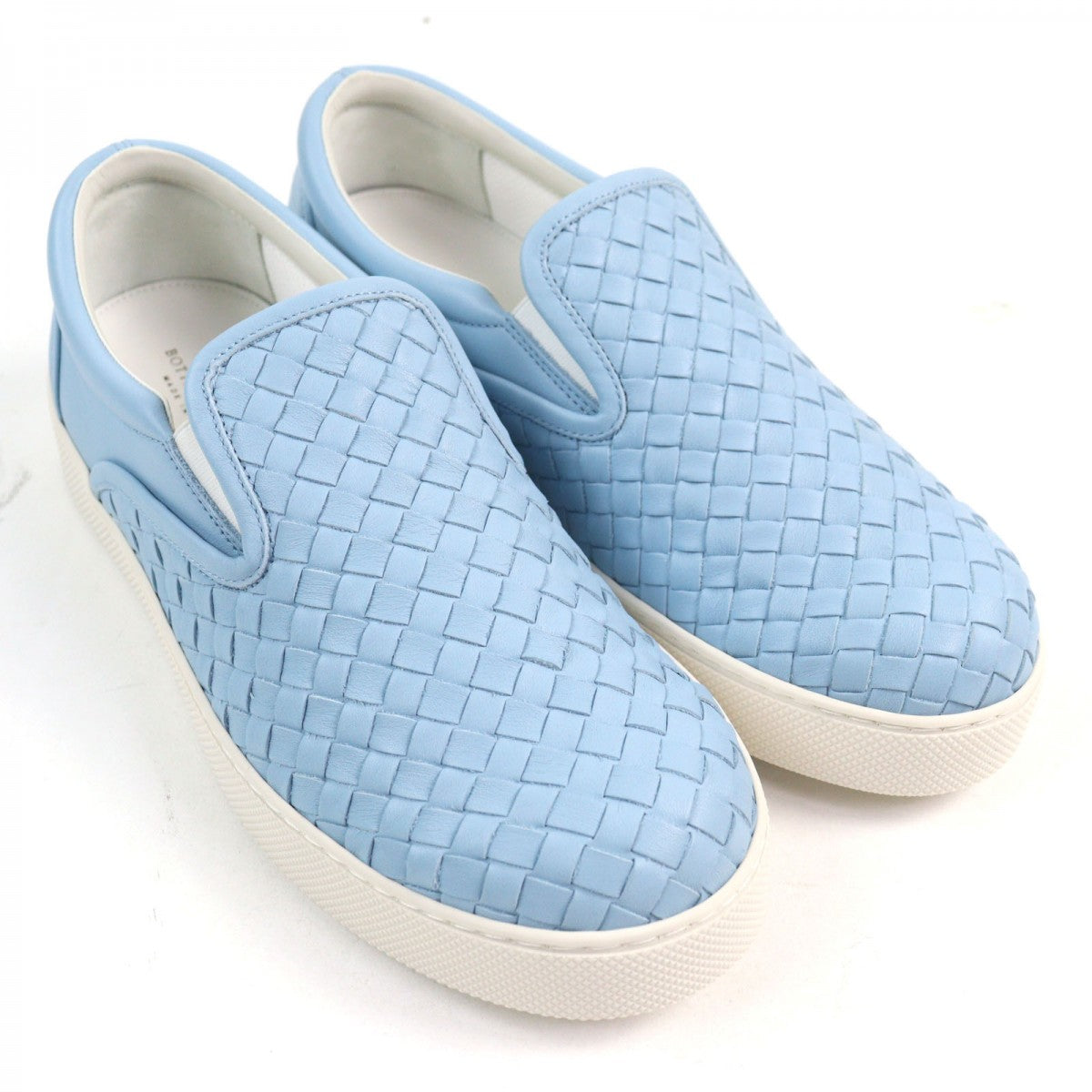 BOTTEGAVENETA Slip-on leather Light blue 40