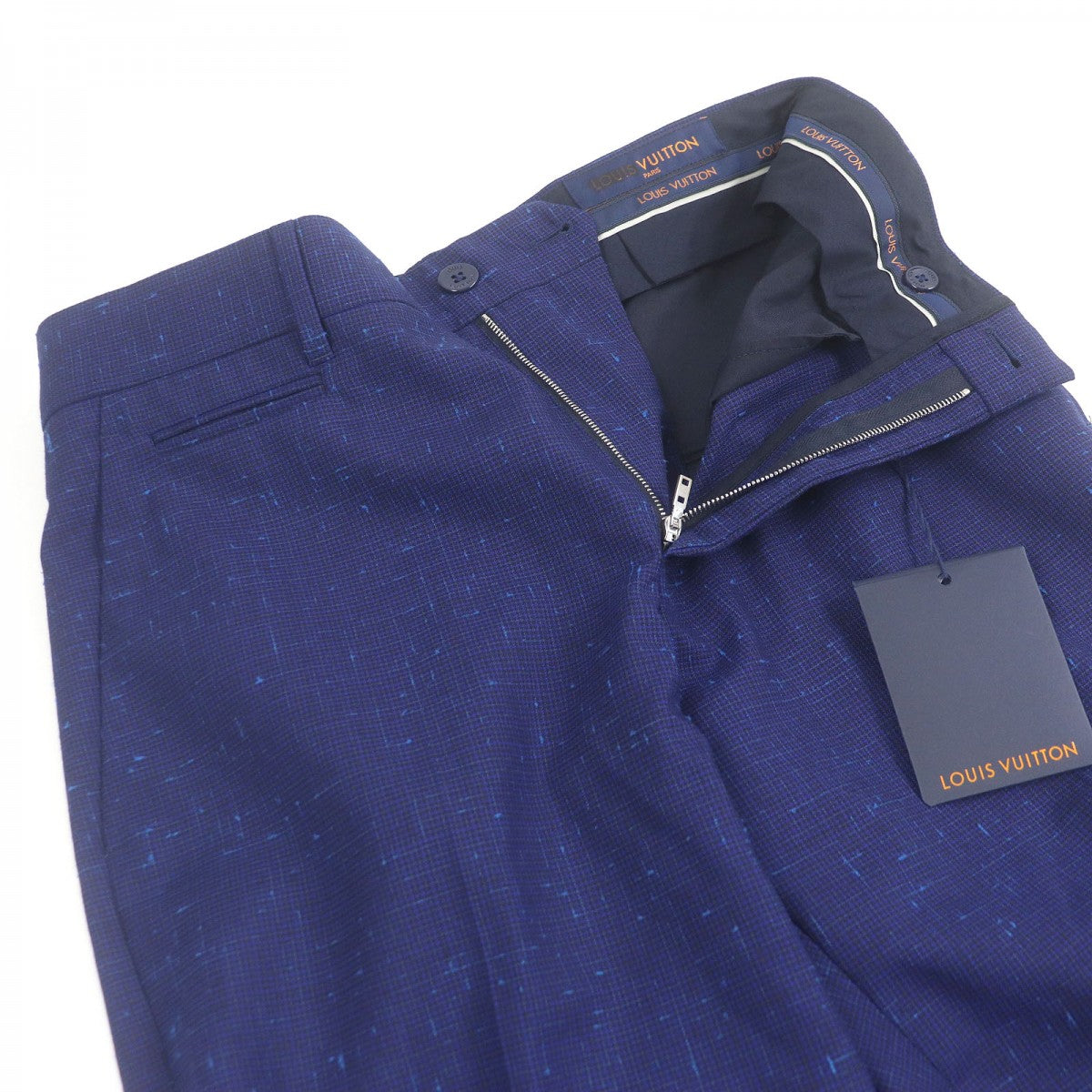 LOUIS VUITTON Pants wool Navy 36