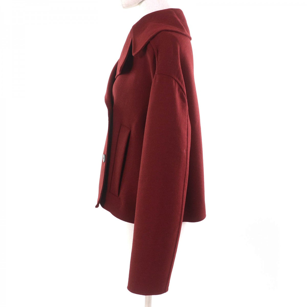 Christian Dior coat 940C08A1116 wool Bordeaux 40