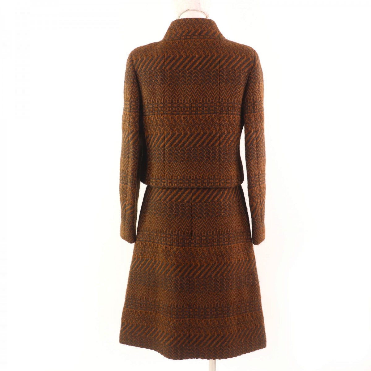 CHANEL setup 00A P16210W02649 wool Brown 38
