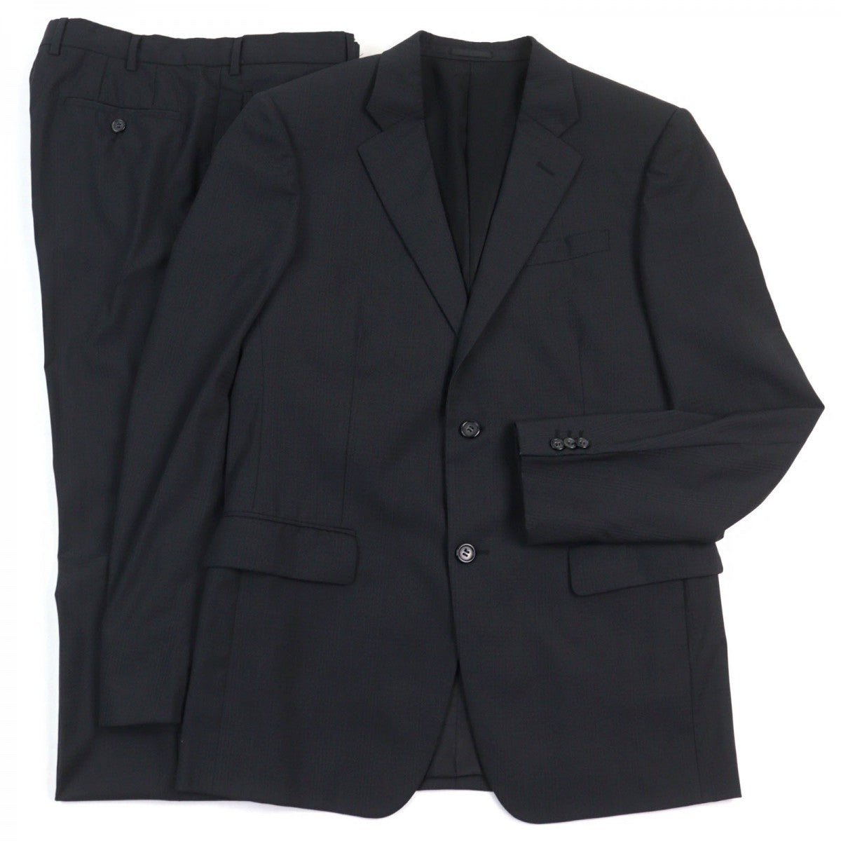 PRADA suit UAA365 Virgin wool Dark Gray Check Pattern