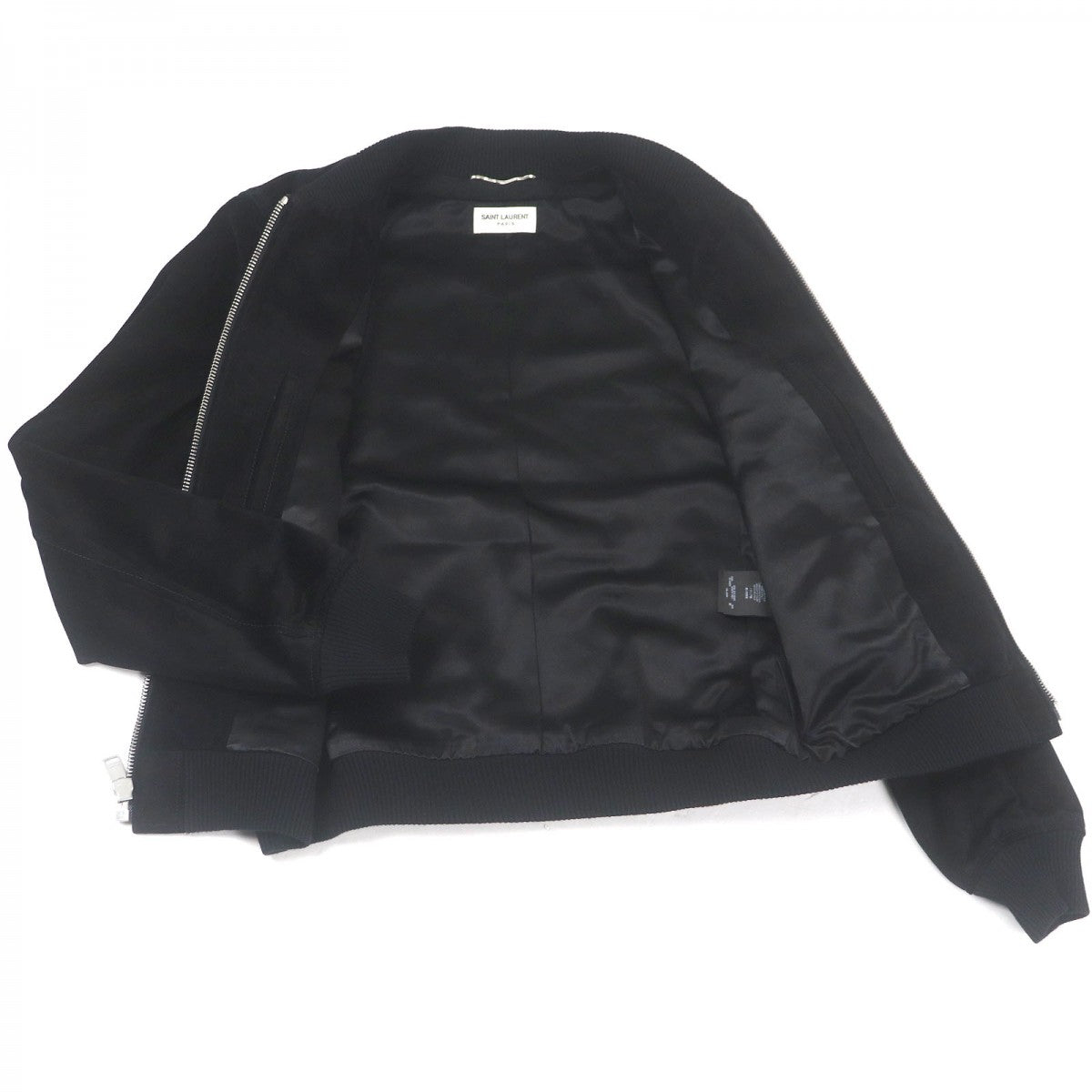 SAINT LAURENT PARIS Blouson 344674 Calf leather black 50