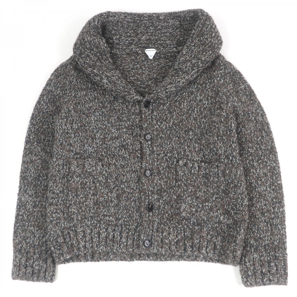 BOTTEGAVENETA cardigan 761631 alpaca Brown type M
