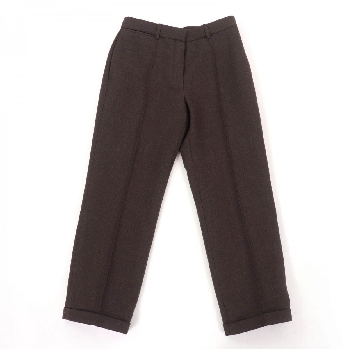 HERMES slacks 3H0414DQ wool Brown 38