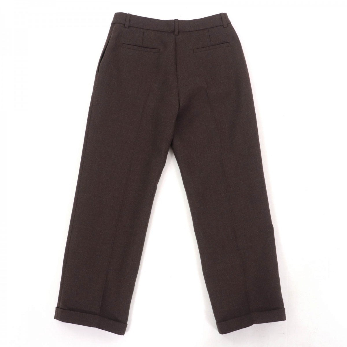 HERMES slacks 3H0414DQ wool Brown 38