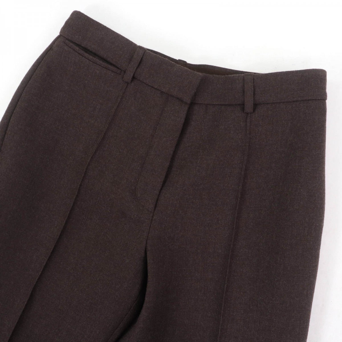 HERMES slacks 3H0414DQ wool Brown 38