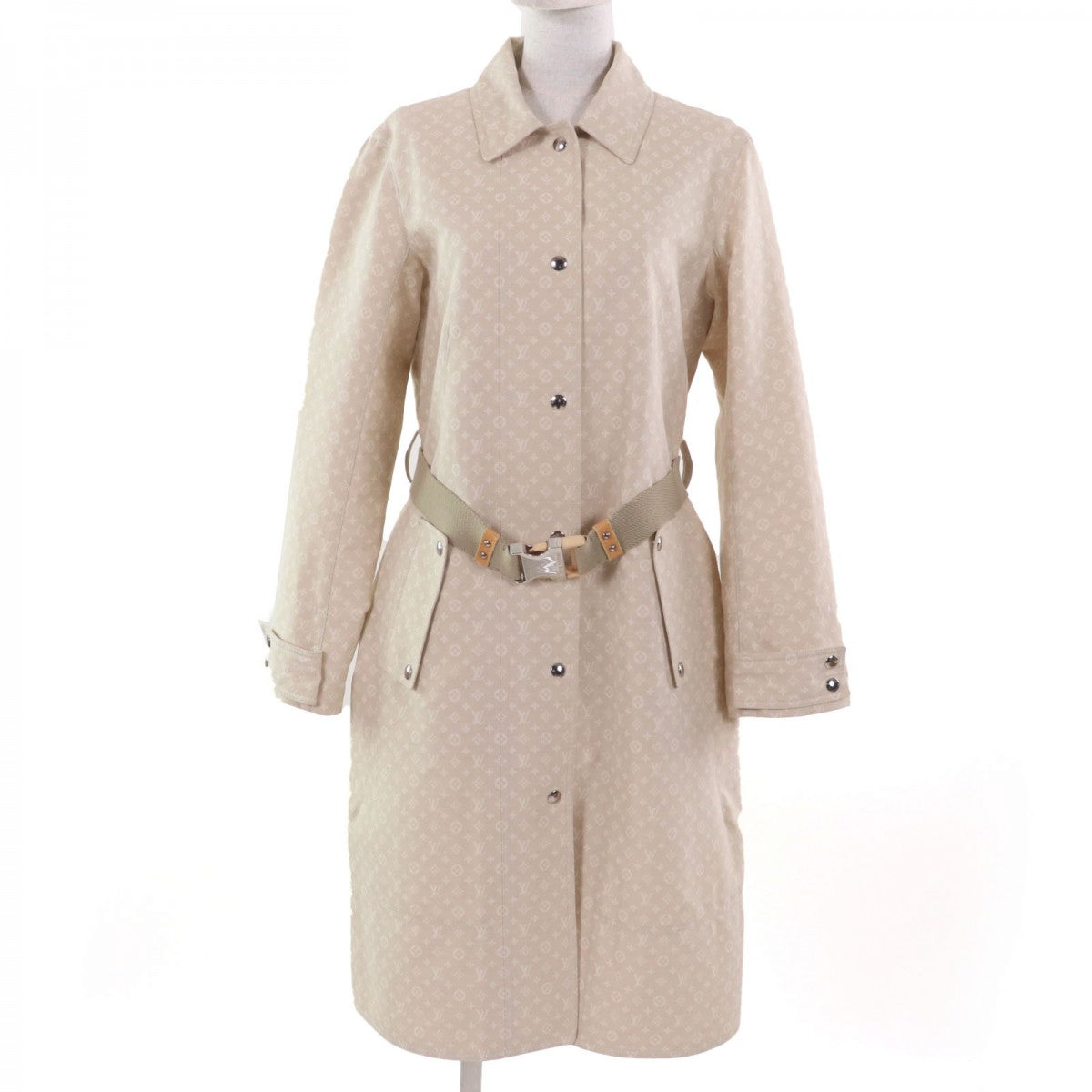 LOUIS VUITTON coat cotton beige 36