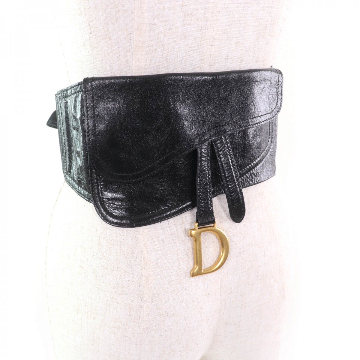 Christian Dior Waist bag B0049CNOH leather black
