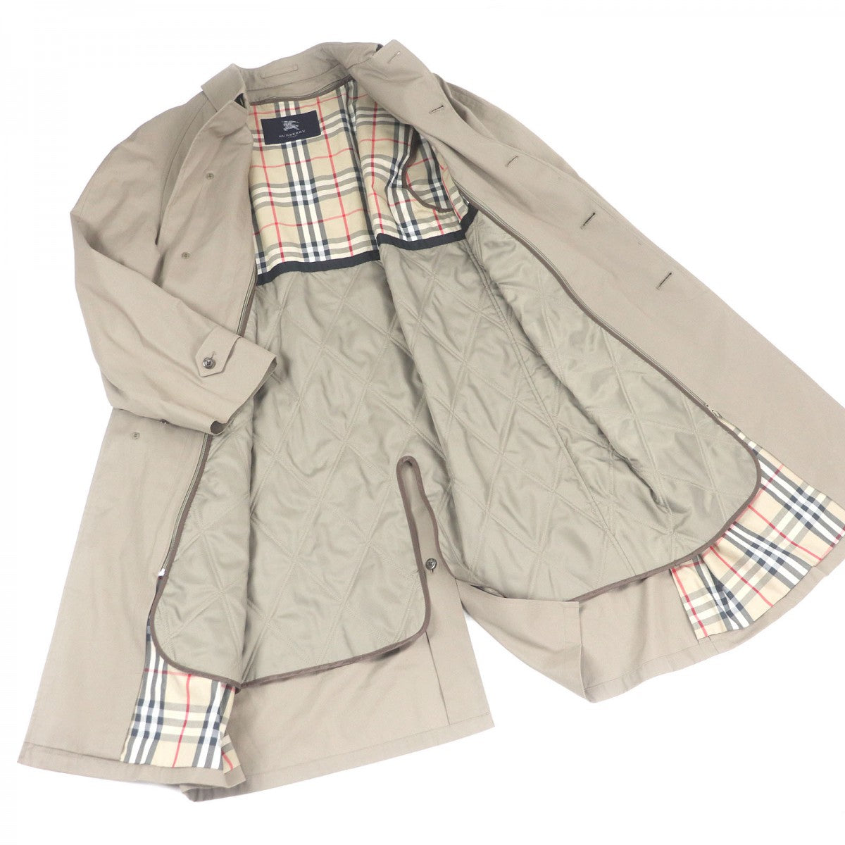 BURBERRY LONDON Stainless collar coat cotton beige 94-175-6