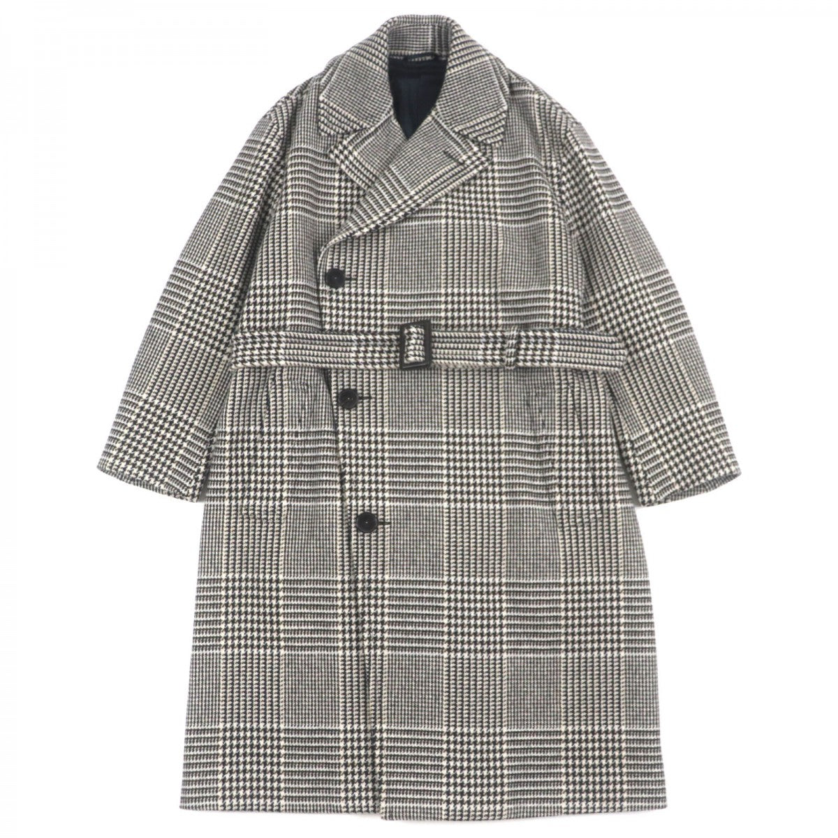 HERMES coat wool Brown type 46
