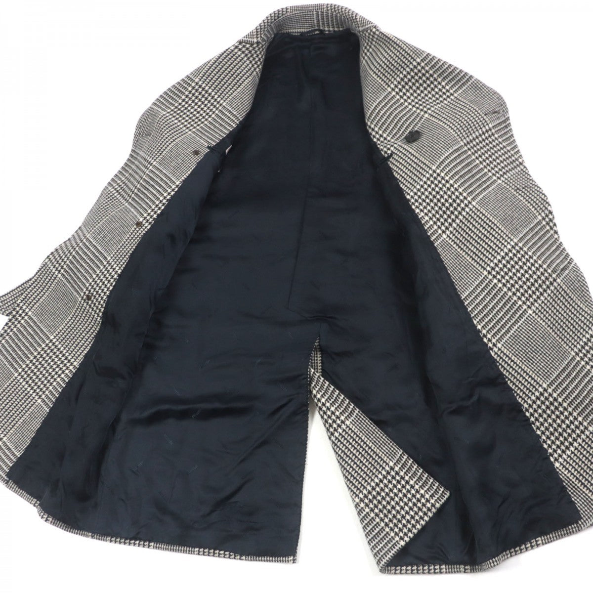 HERMES coat wool Brown type 46