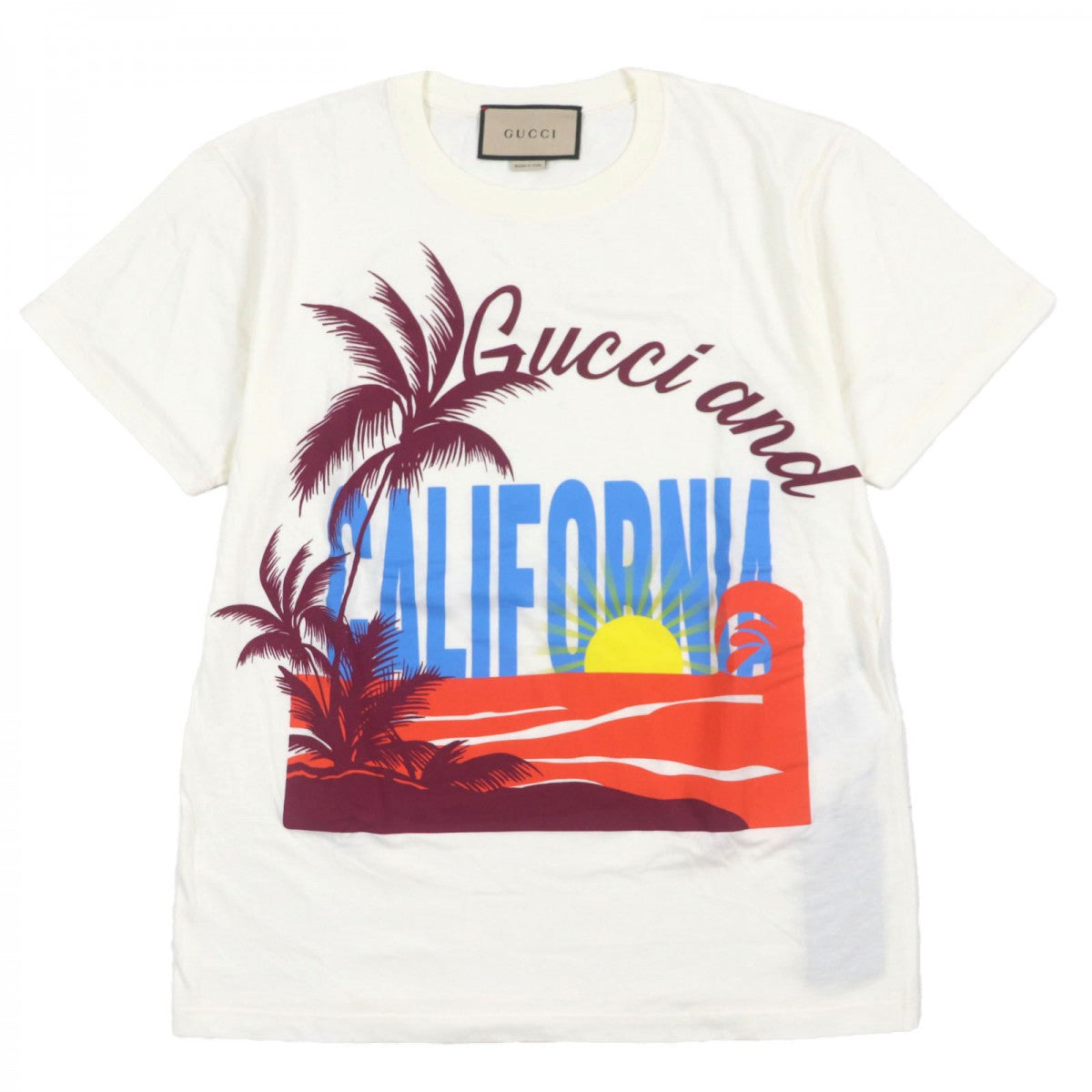 GUCCI Short sleeve T-shirt 615044 cotton white XXS