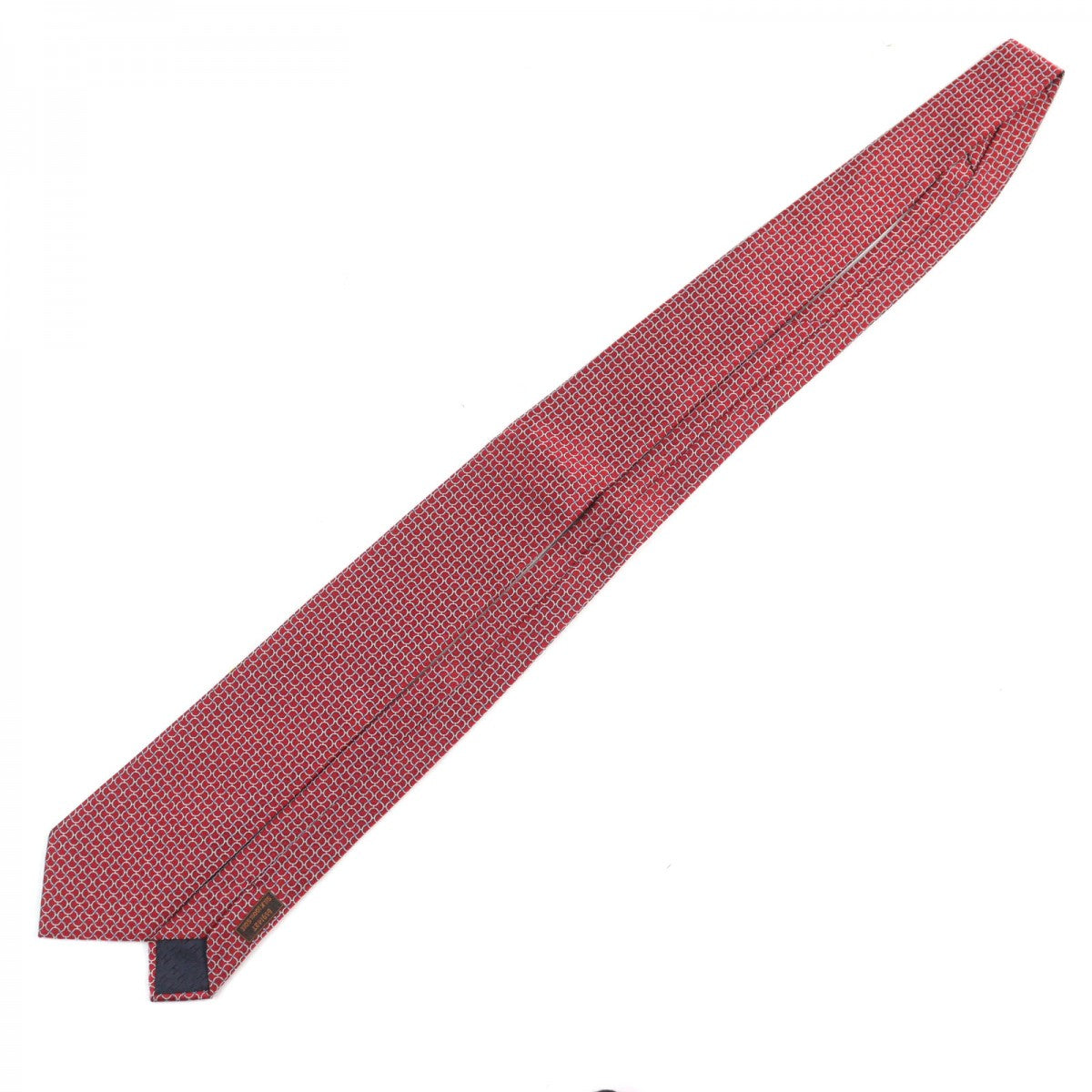 HERMES tie 659142T silk Red type CRAVATE