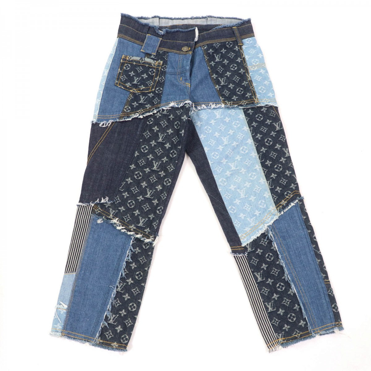 LOUIS VUITTON Denim pants 07SS cotton Indigo 38