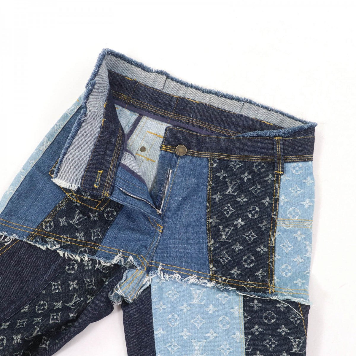 LOUIS VUITTON Denim pants 07SS cotton Indigo 38