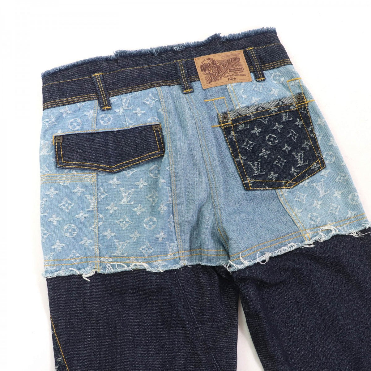LOUIS VUITTON Denim pants 07SS cotton Indigo 38