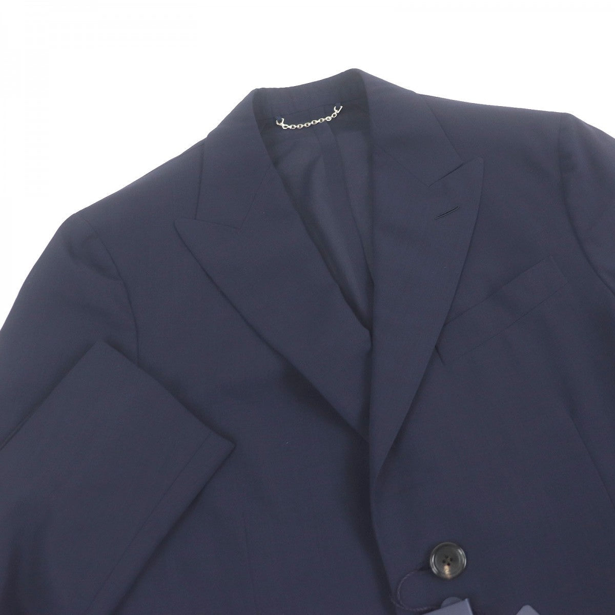 LOUIS VUITTON Chester coat wool Navy 50