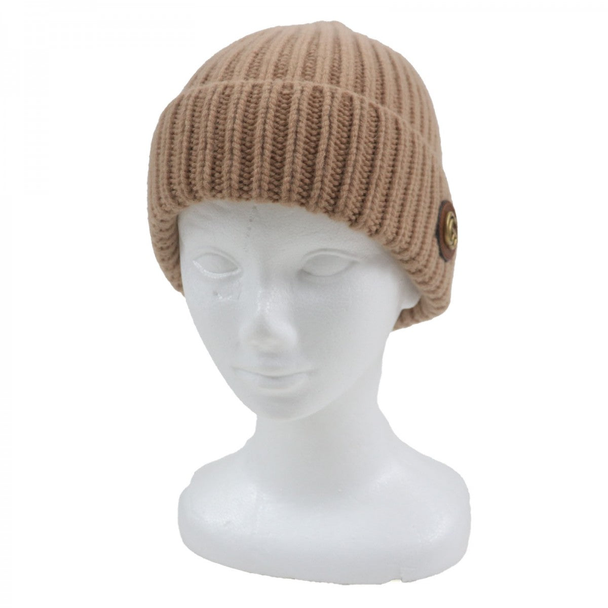 GUCCI cap 764594 wool beige Double G M