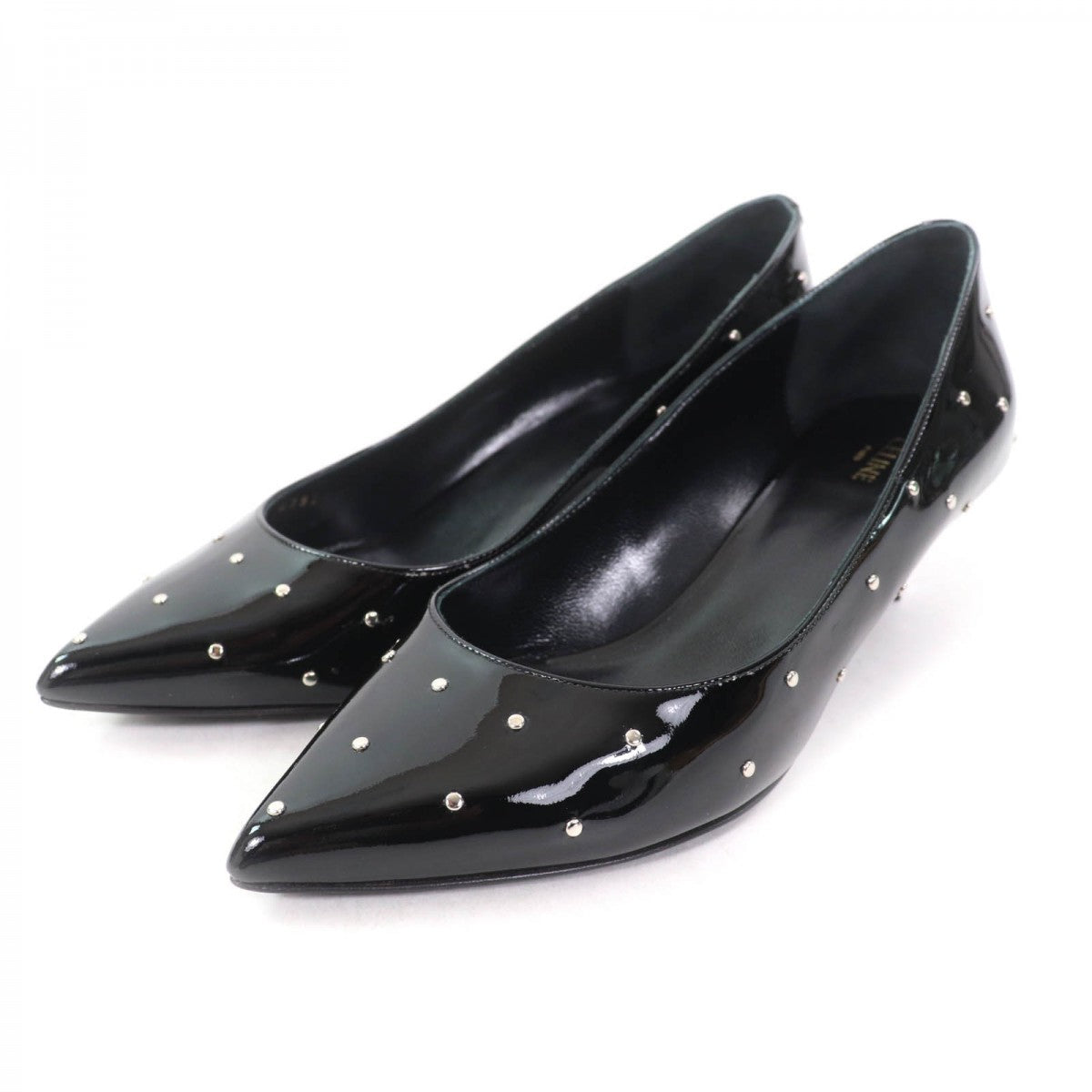 CELINE pumps Patent leather black 36.5