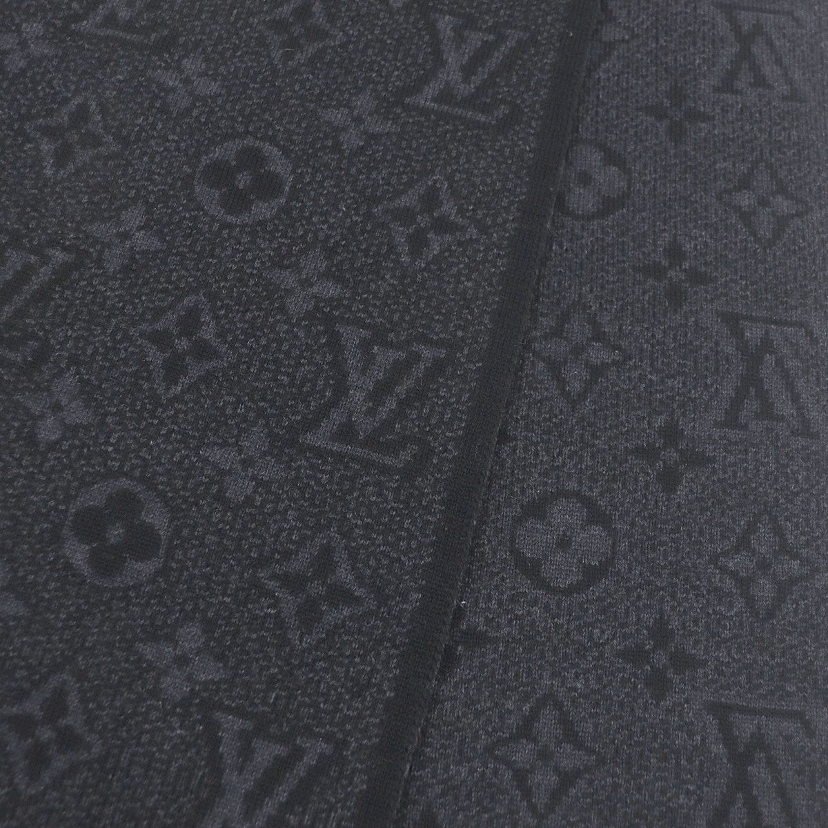 LOUIS VUITTON Scarf M73468 wool Gris Escharp My Monogram Eclipse