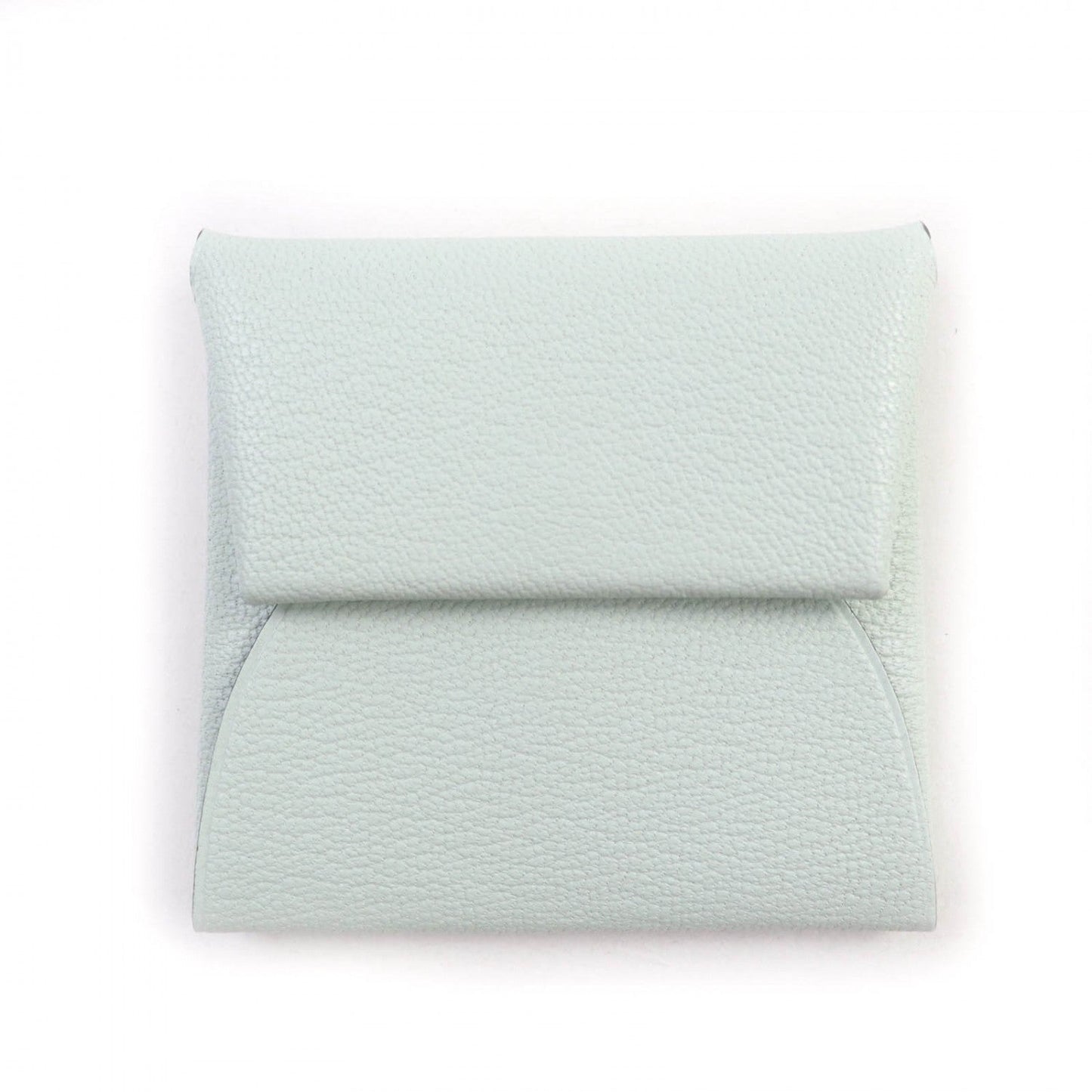 HERMES Coin case Shave Light green Bastia Verso