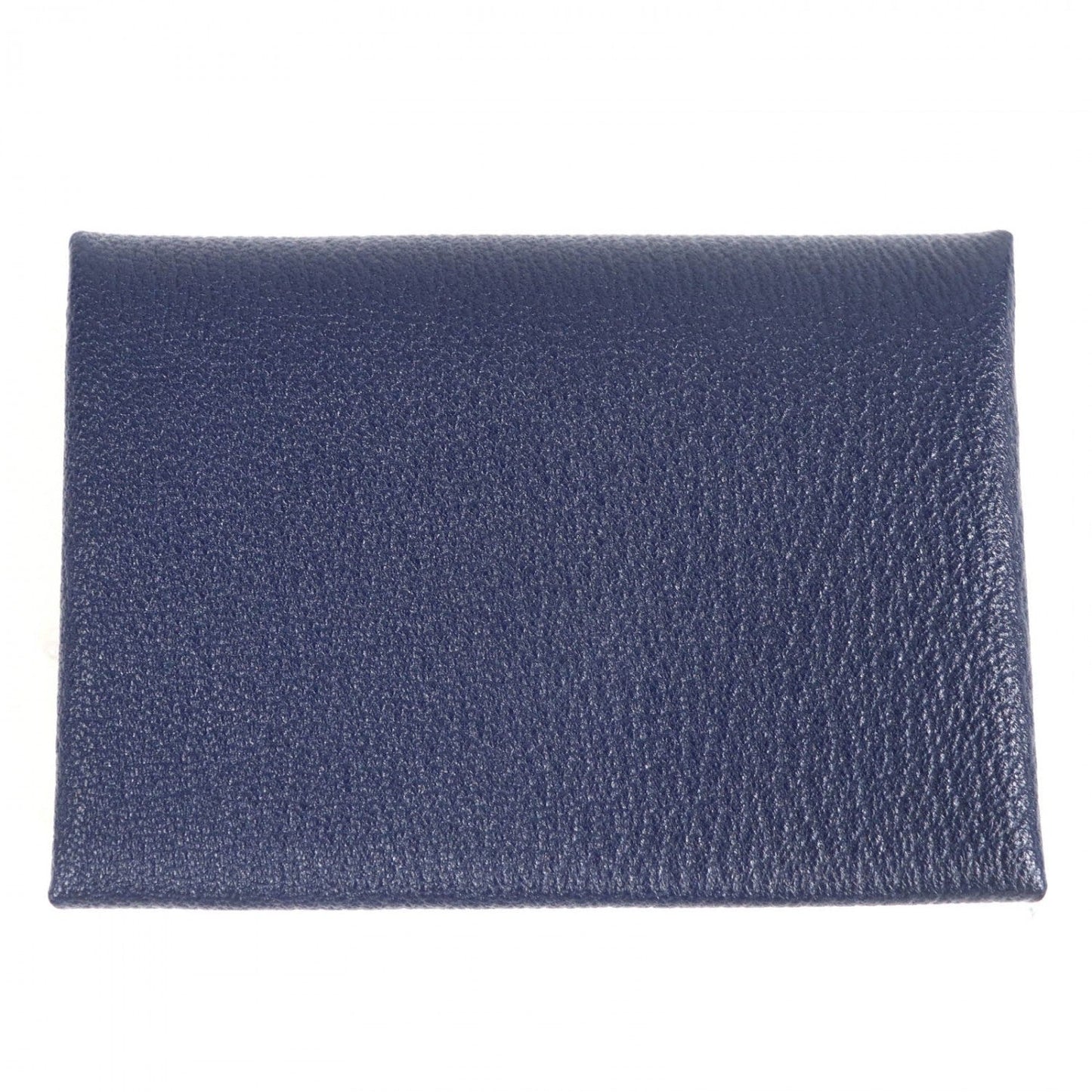 HERMES Coin case Shave blue Calvi duo