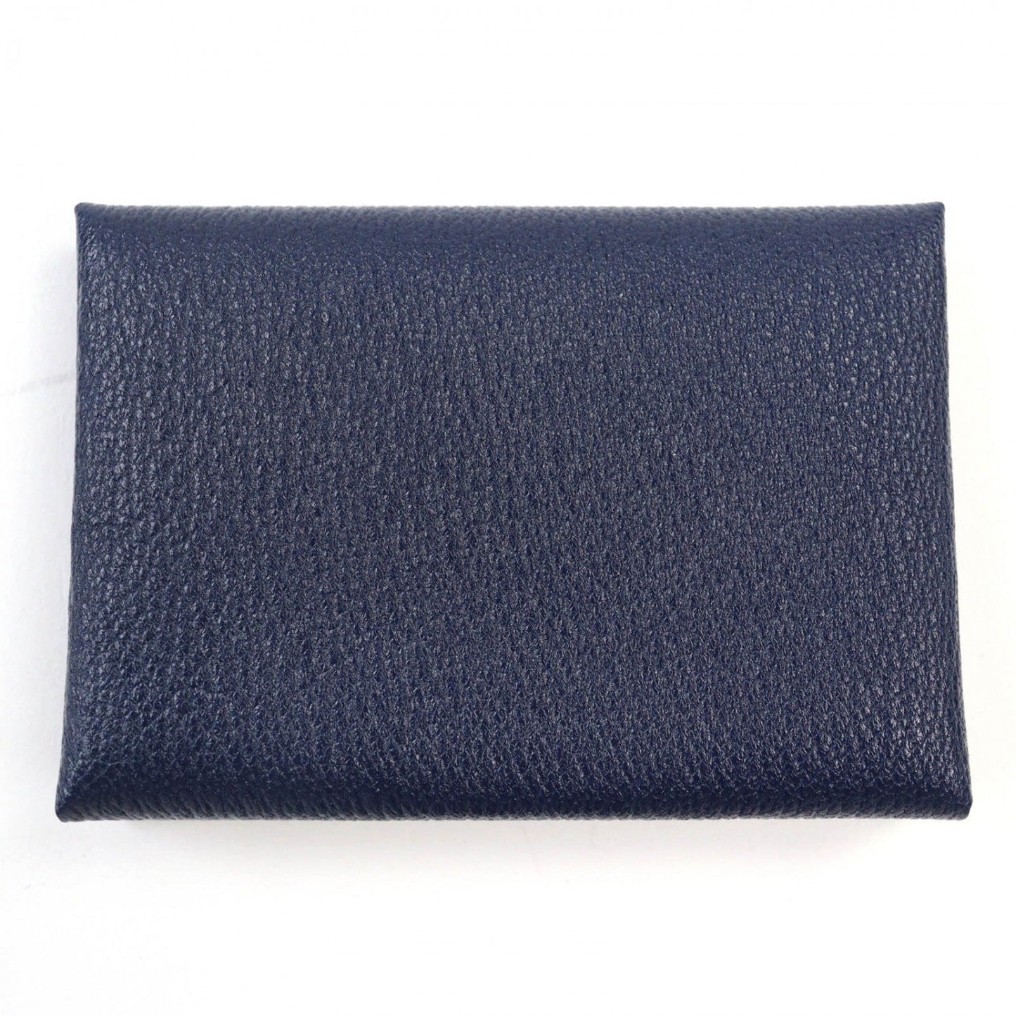 HERMES Coin case Shave blue Calvi duo