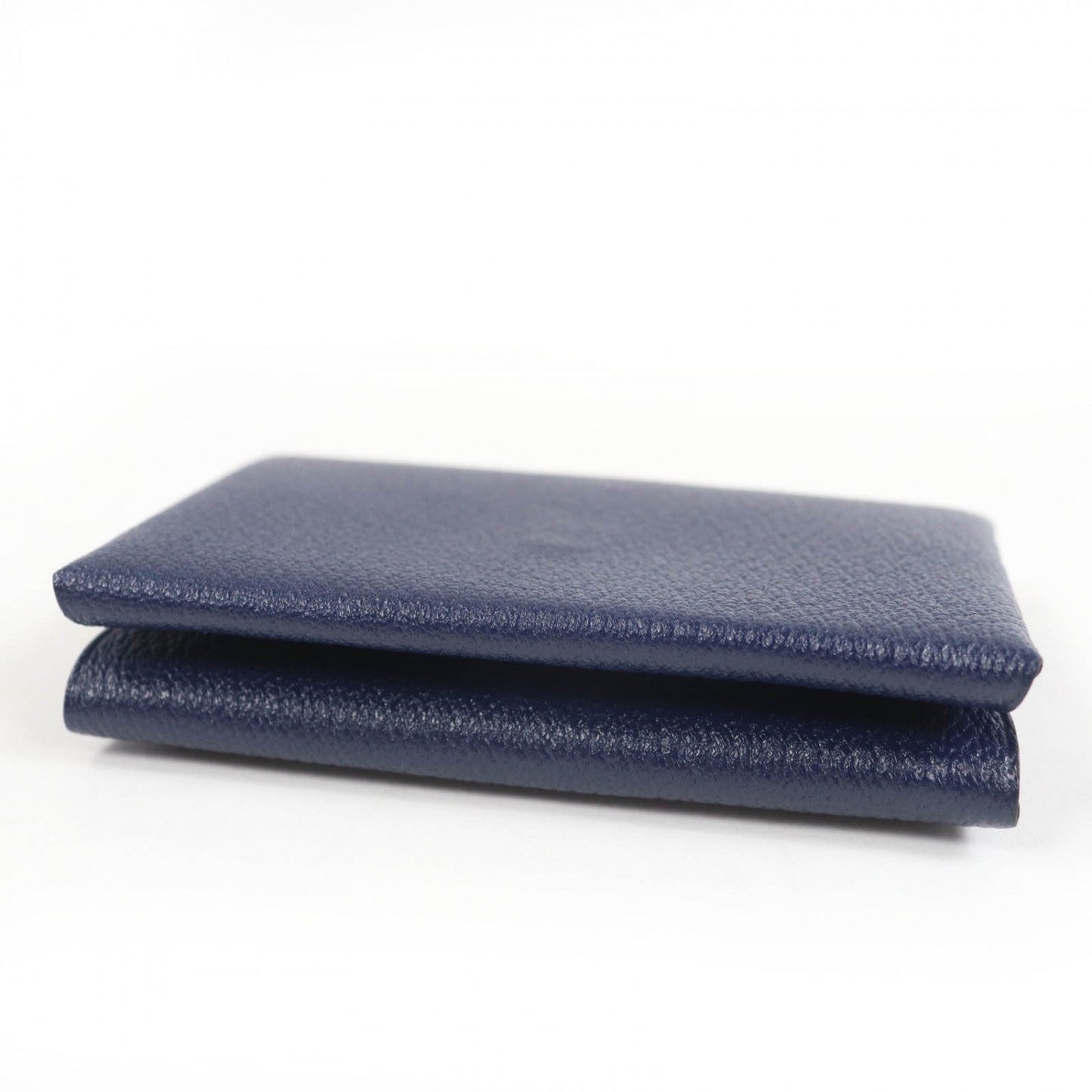 HERMES Coin case Shave blue Calvi duo