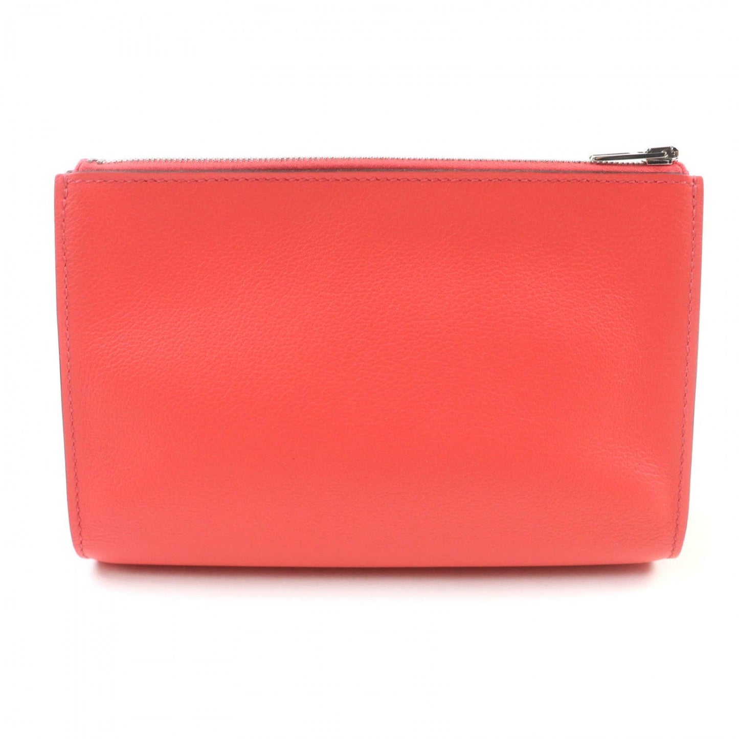 HERMES Pouch Evercolor Pink type Zip Angor PM