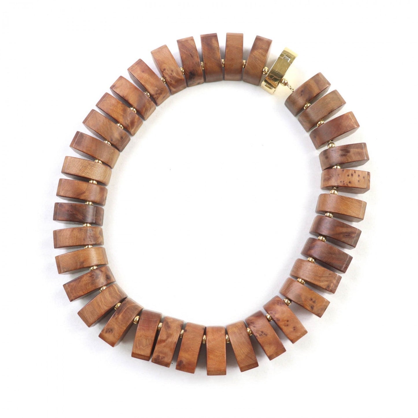 BOTTEGAVENETA choker Radhika Wood Brown