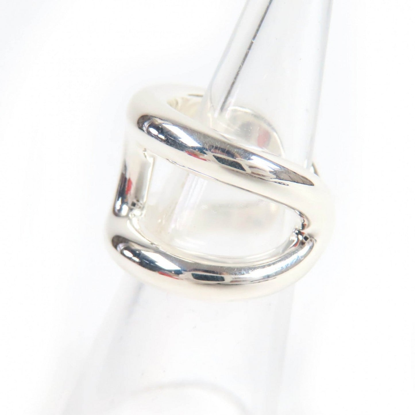 HERMES Ring AG925 Silver Osmoz GM Ring 50