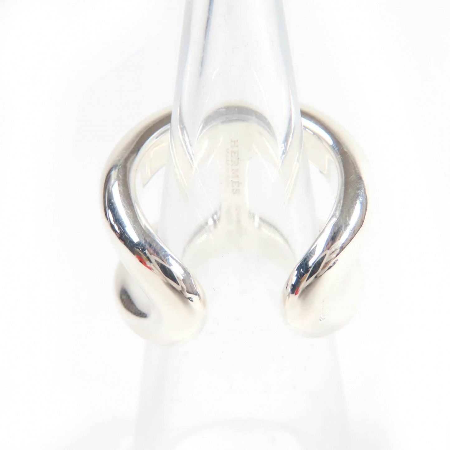 HERMES Ring AG925 Silver Osmoz GM Ring 50