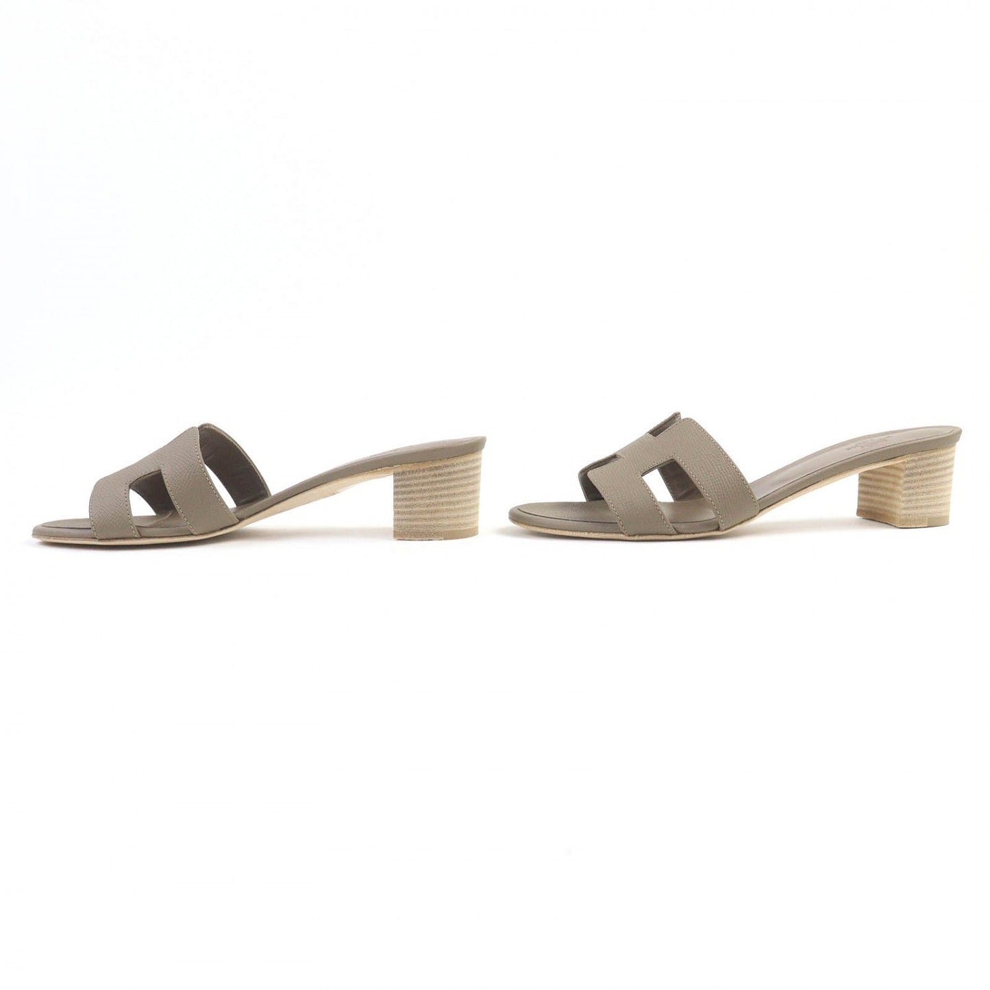 HERMES Mule AF151215Z leather Etope Oasis 39.5
