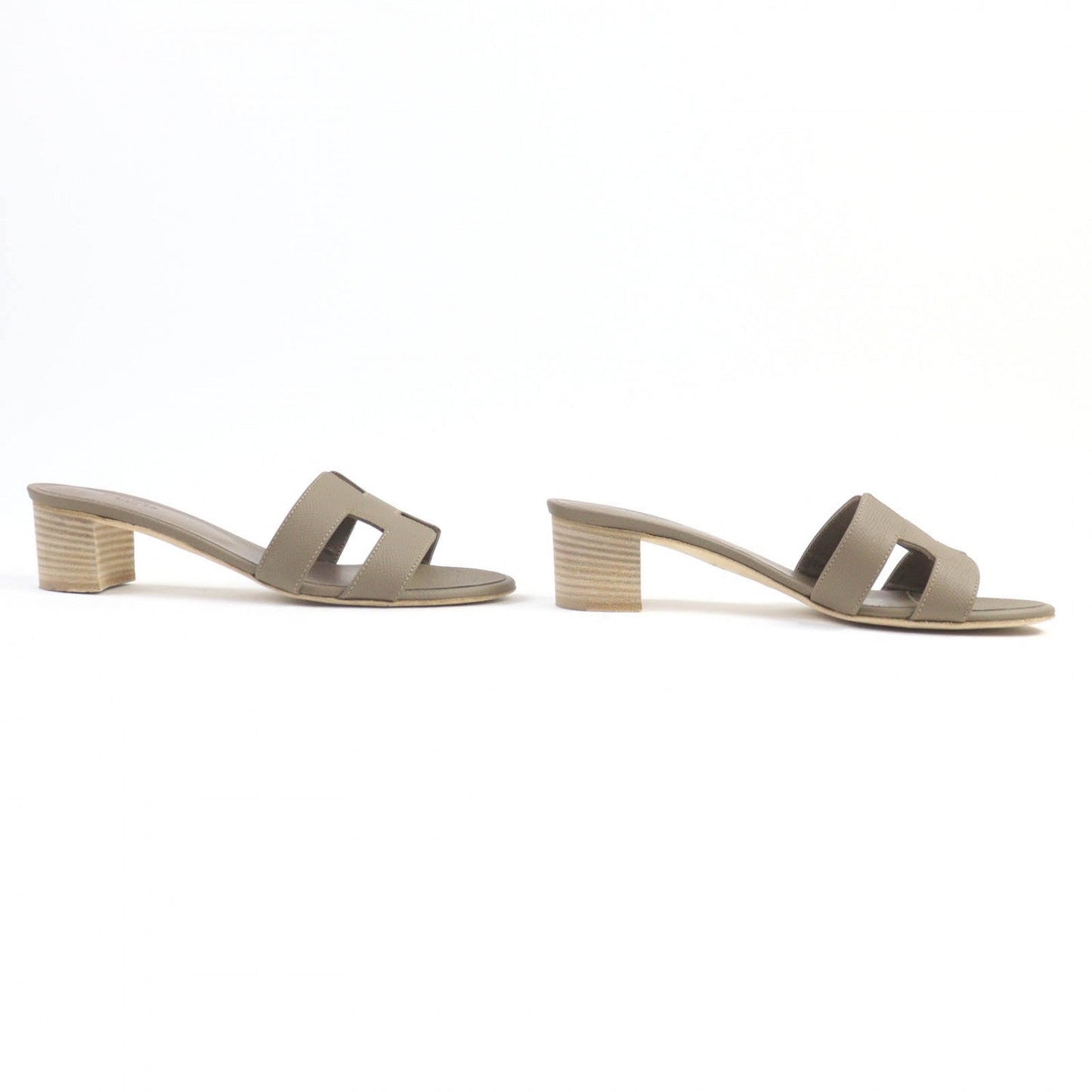 HERMES Mule AF151215Z leather Etope Oasis 39.5