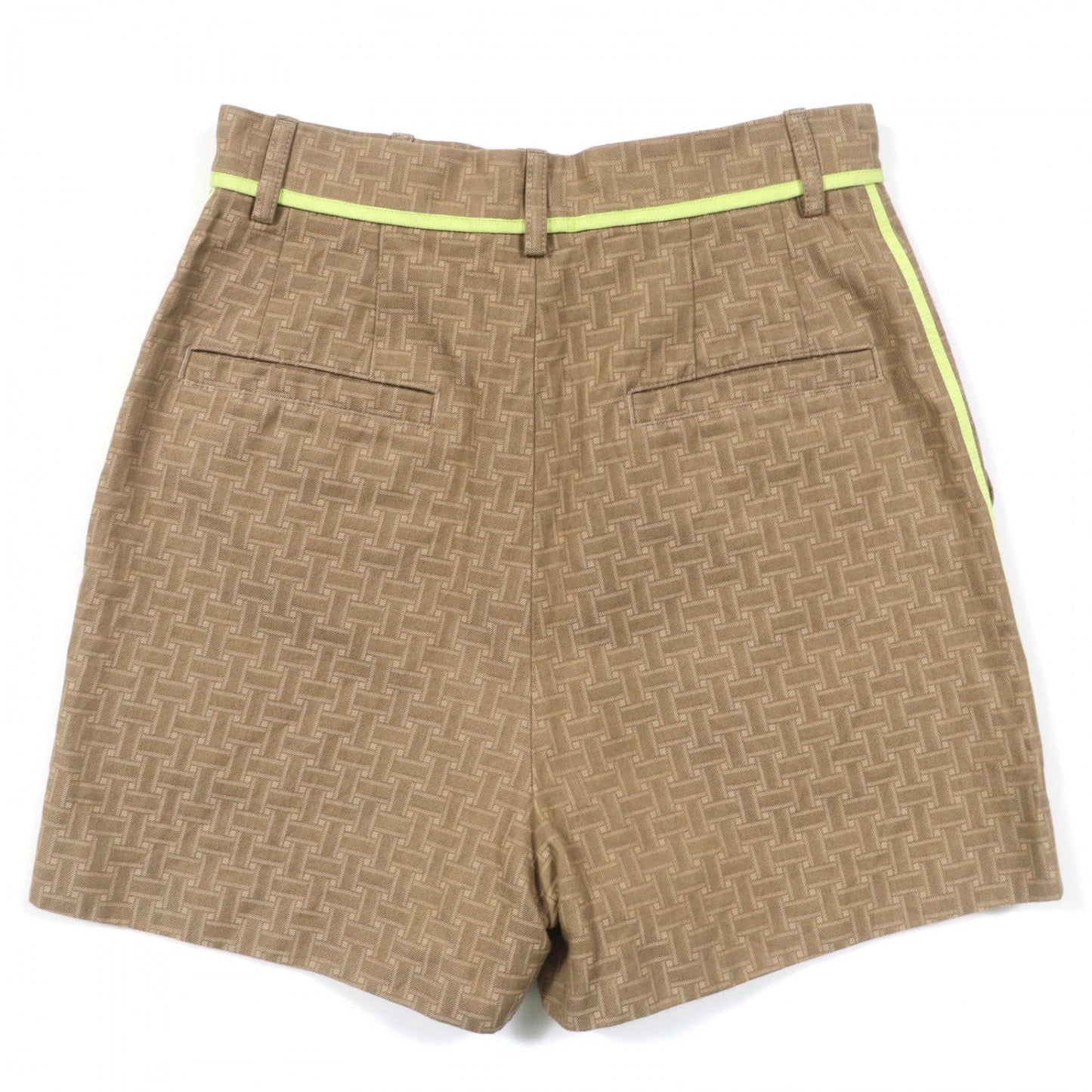 HERMES Shorts 2H0405DP cotton Brown type 36