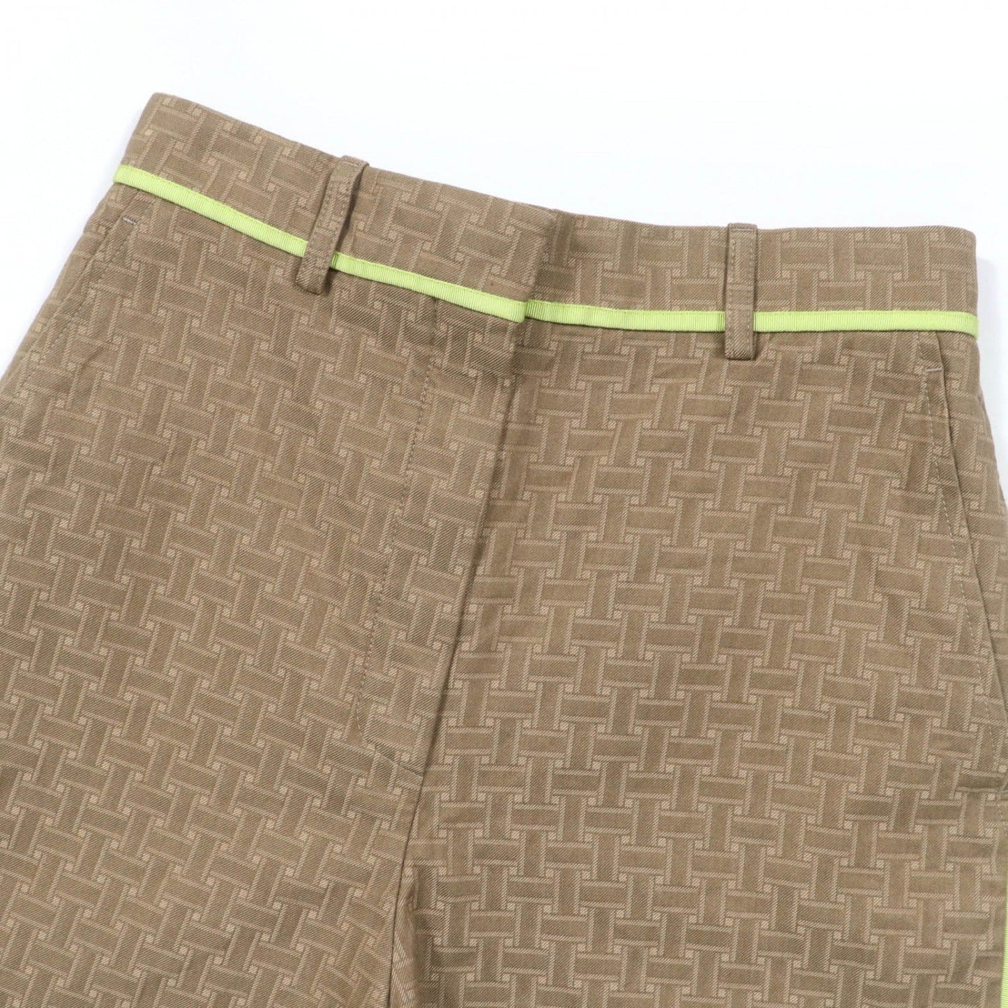 HERMES Shorts 2H0405DP cotton Brown type 36