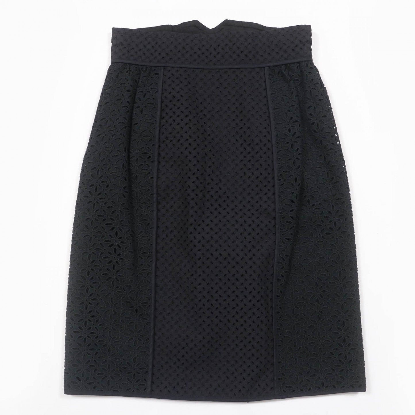 LOUIS VUITTON skirt cotton black 36