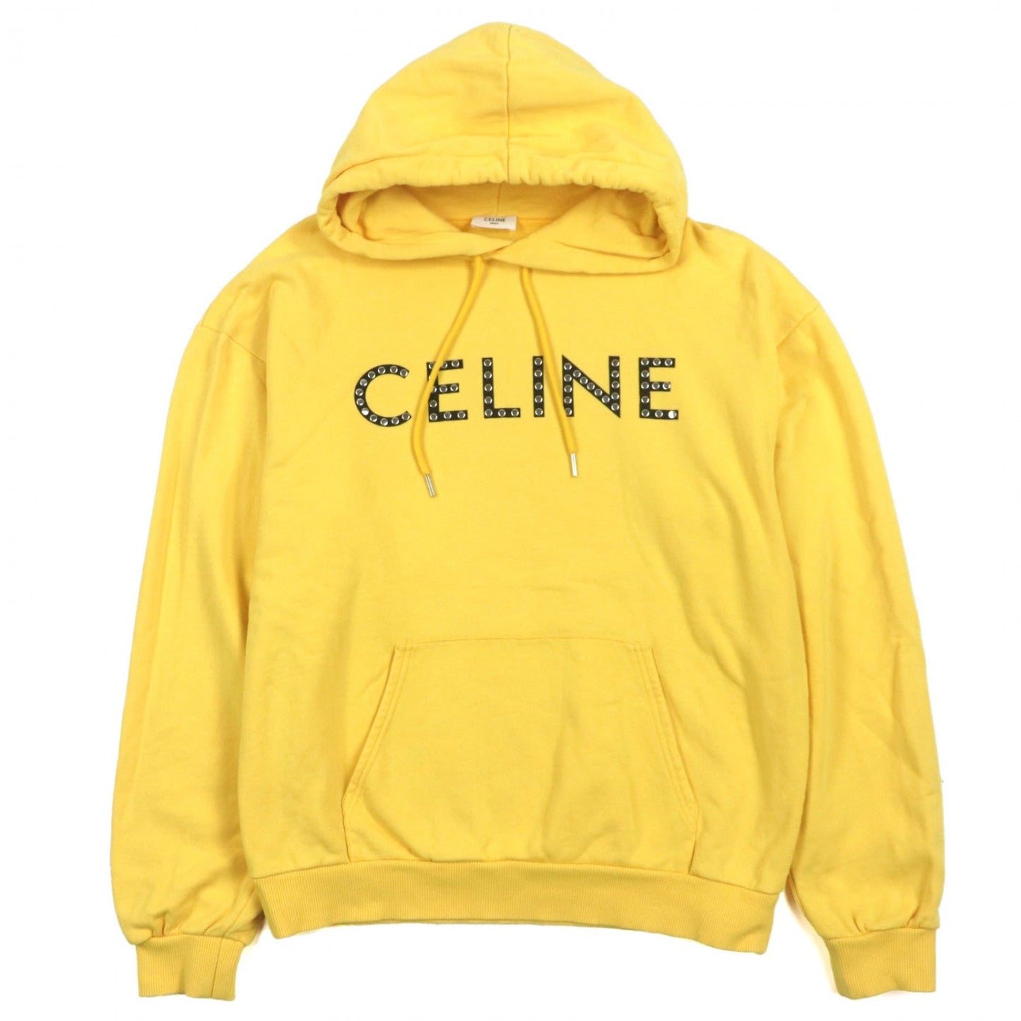 CELINE Hoodie 2Y695670Q cotton yellow M