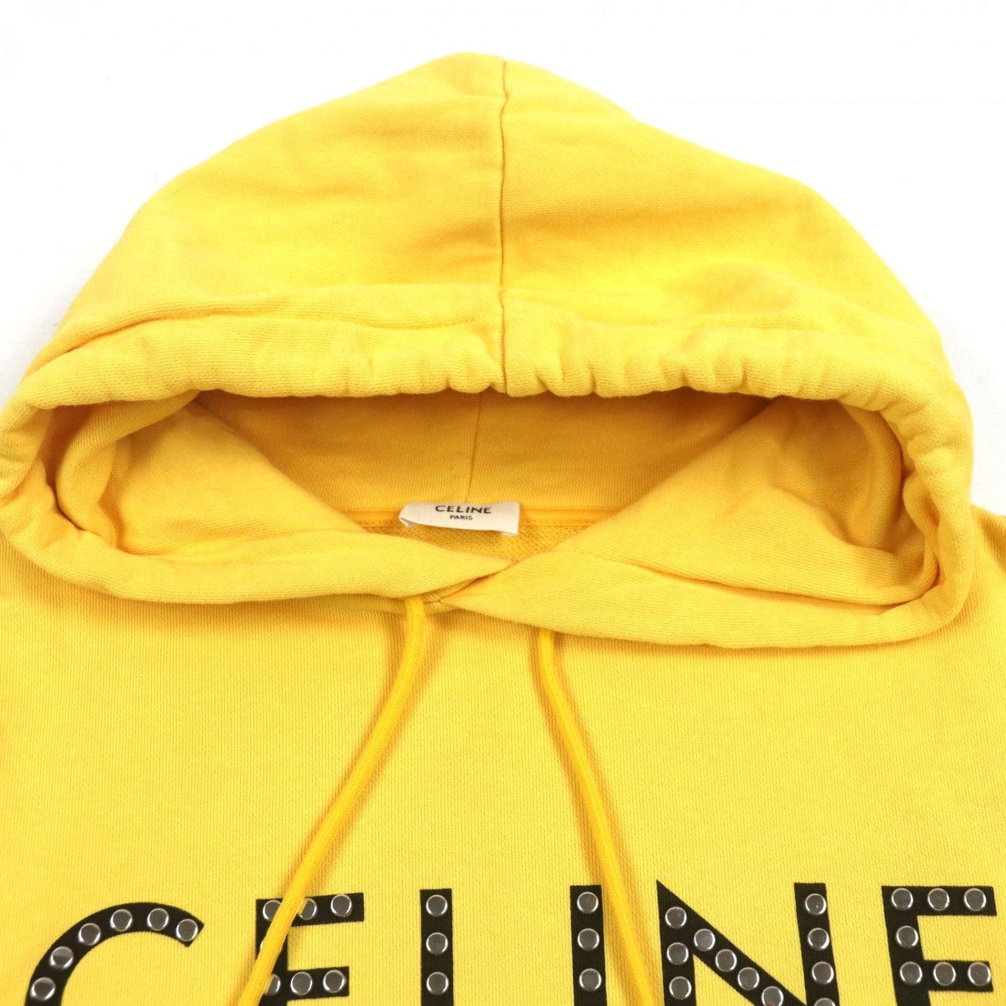 CELINE Hoodie 2Y695670Q cotton yellow M