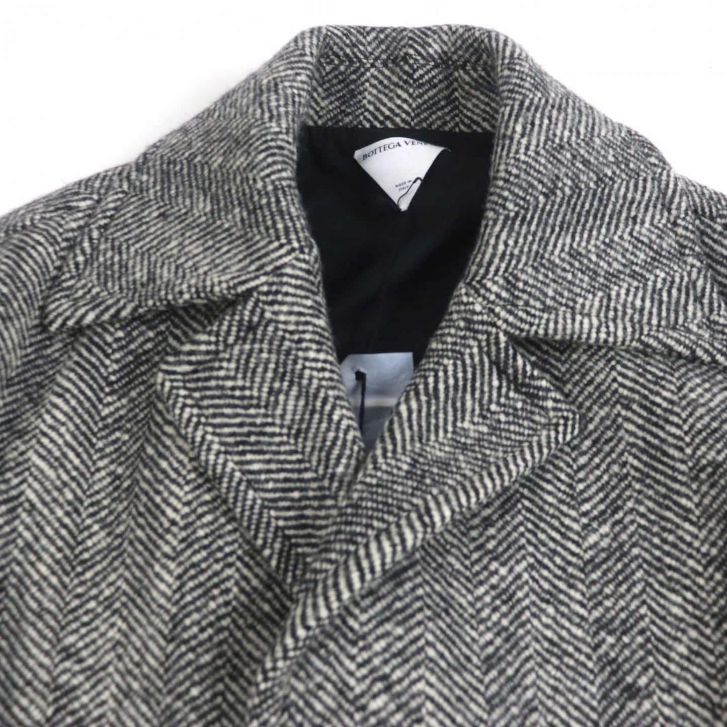 BOTTEGAVENETA coat 748804 wool Black White 52