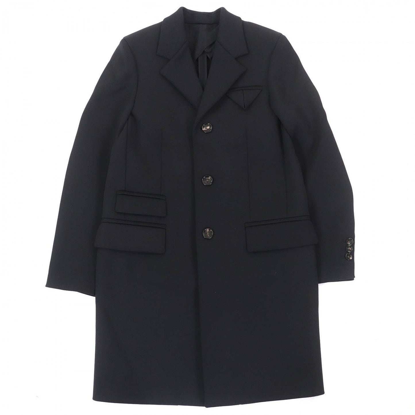 BOTTEGAVENETA coat 668813 wool black 38