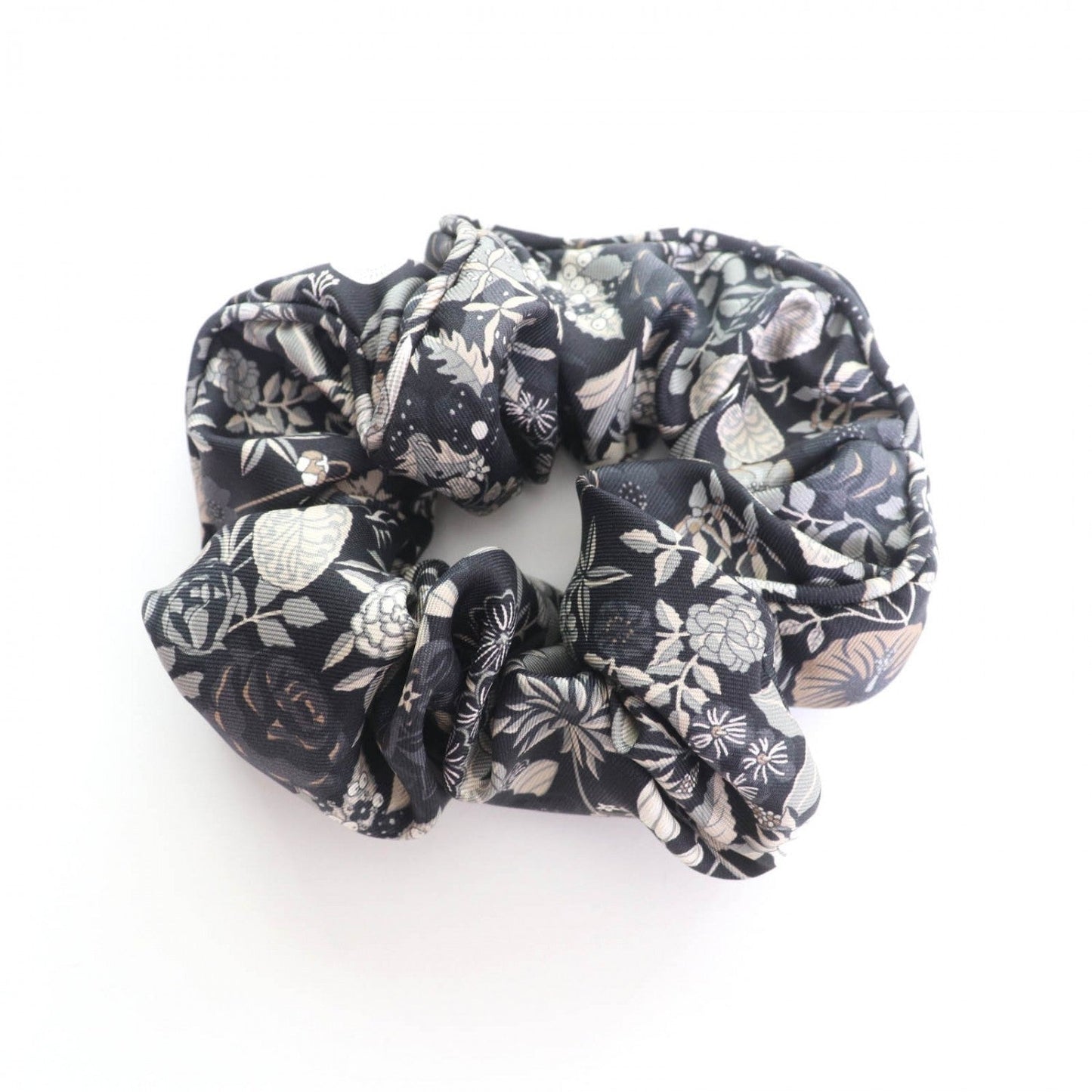 HERMES hair accessory silk Multi Scrunchie Claudia Bloom