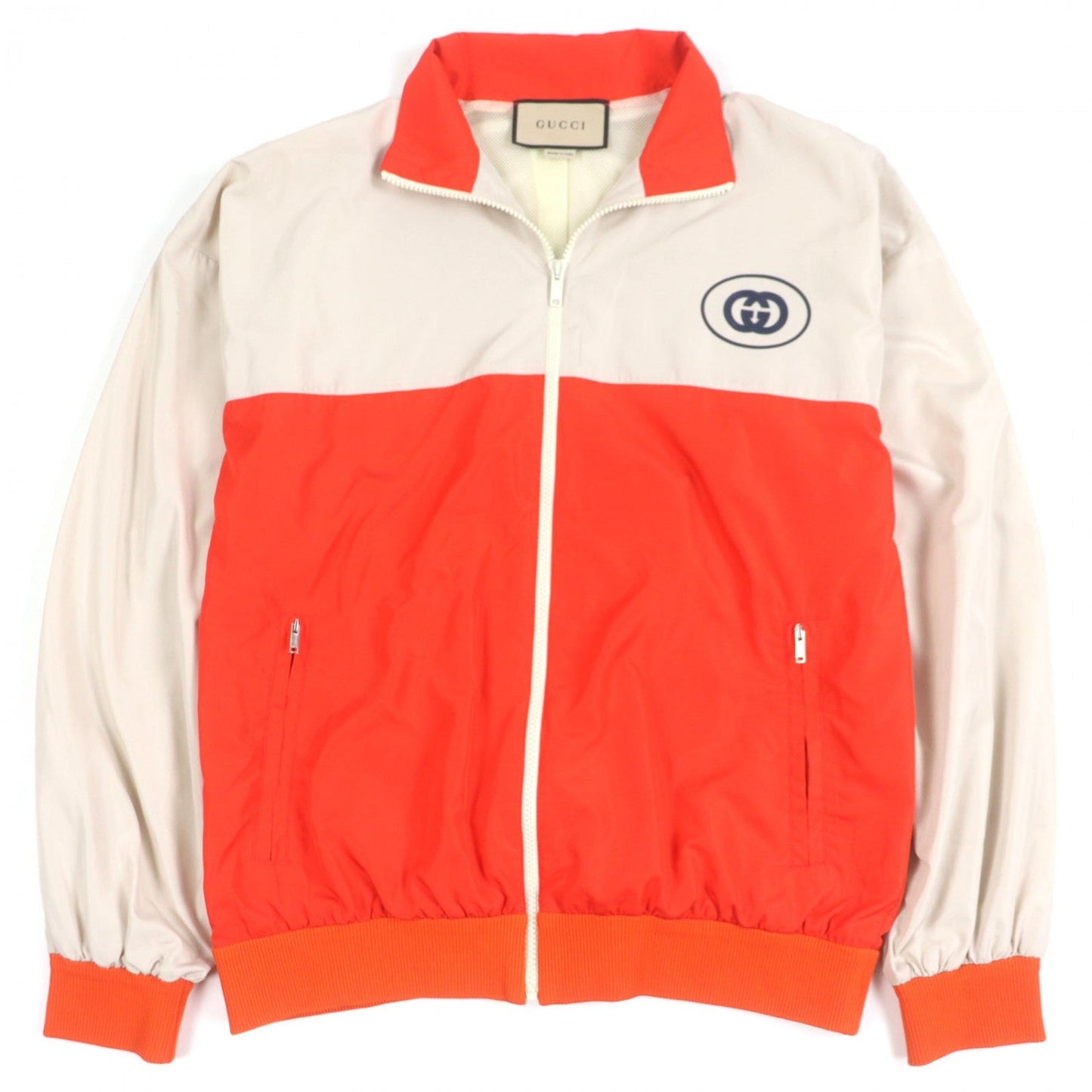 GUCCI Track jacket 693017 polyester Beige orange S