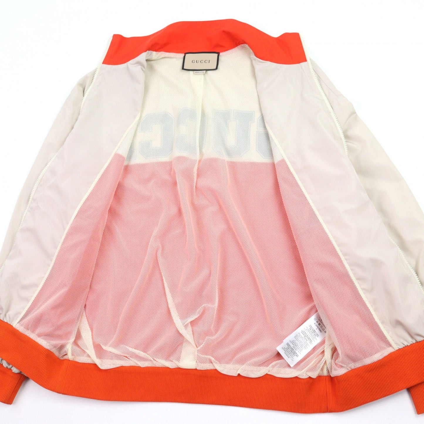GUCCI Track jacket 693017 polyester Beige orange S