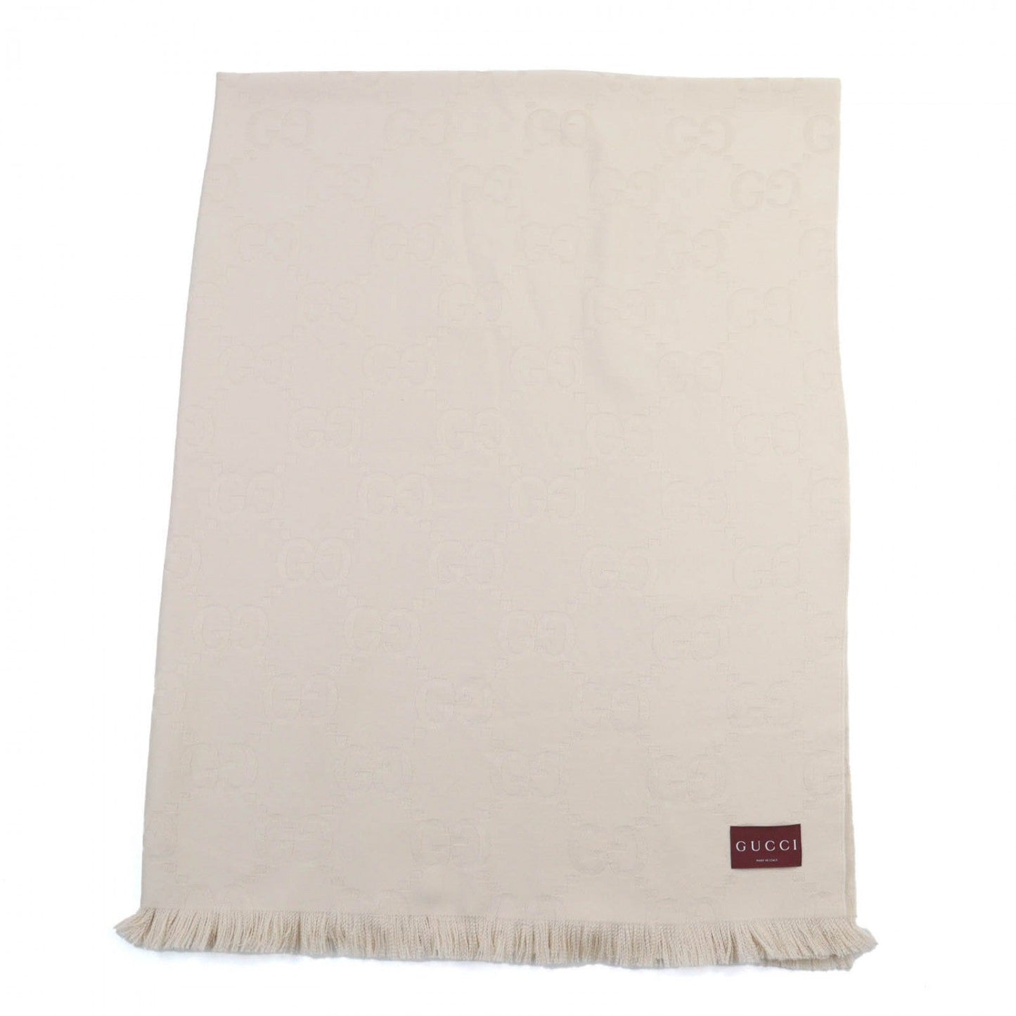 GUCCI shawl 795551 wool beige 135Ã180cm
