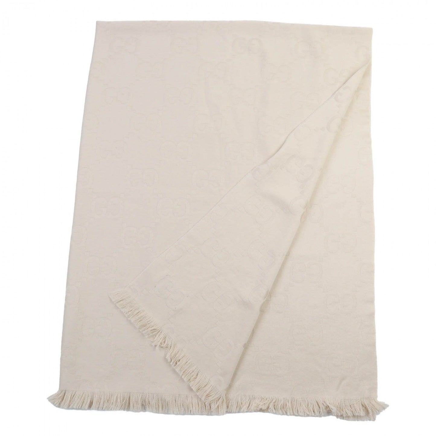 GUCCI shawl 795551 wool beige 135Ã180cm
