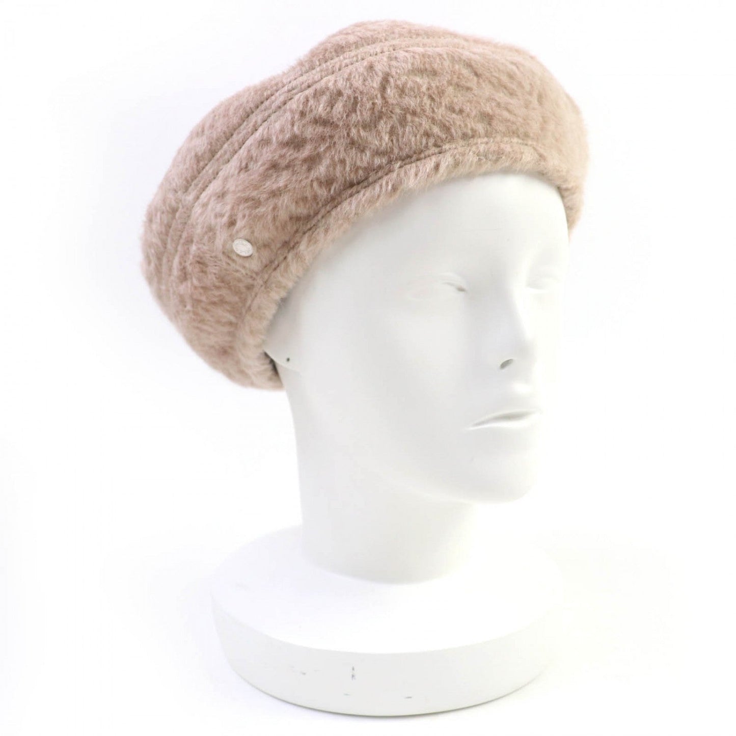 HERMES beret alpaca beige Saint Honoré 57