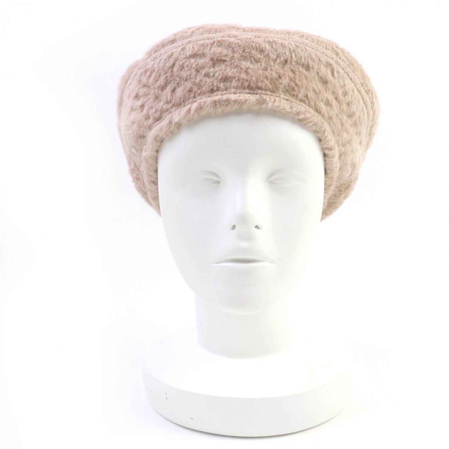 HERMES beret alpaca beige Saint Honoré 57