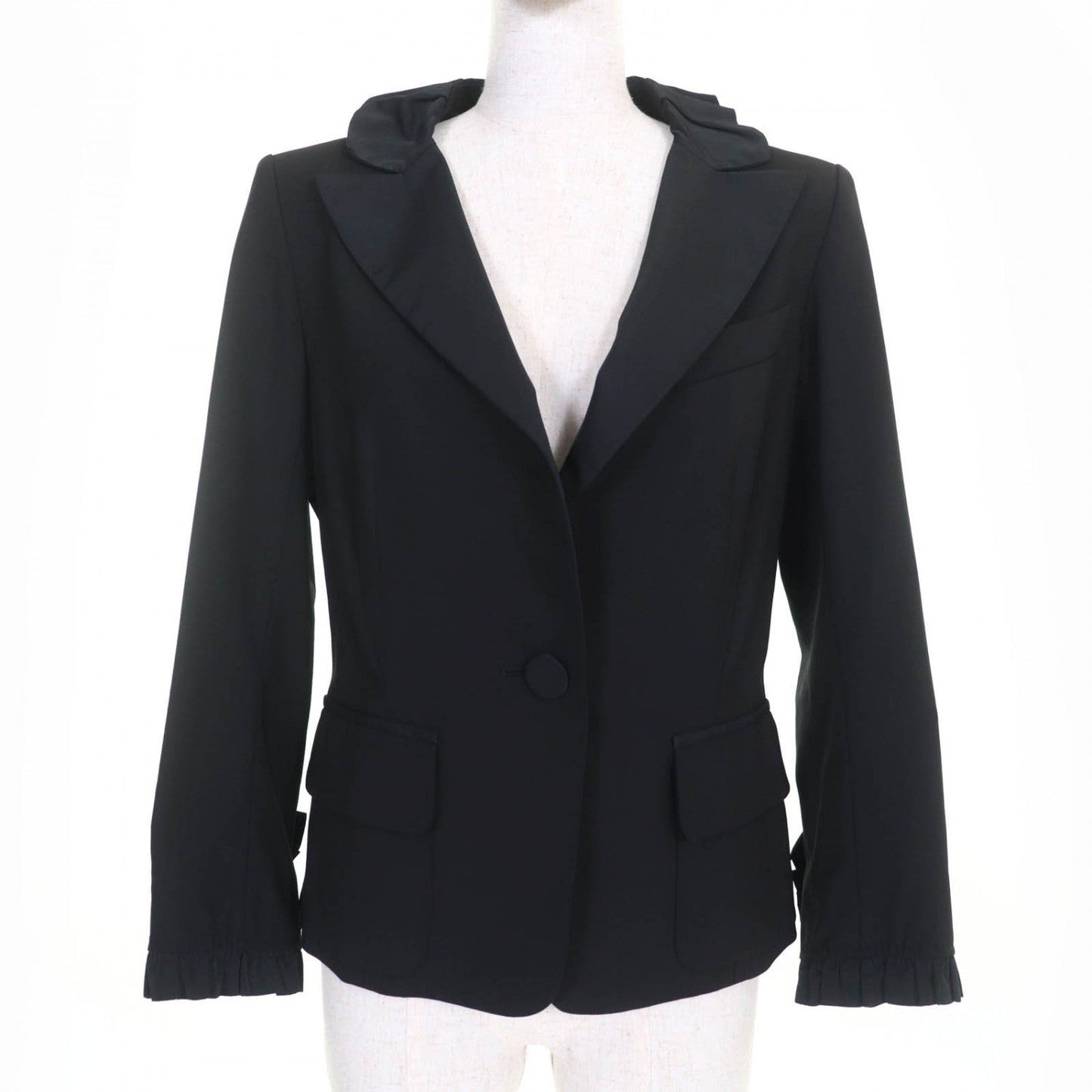 LOUIS VUITTON Jacket wool black 36